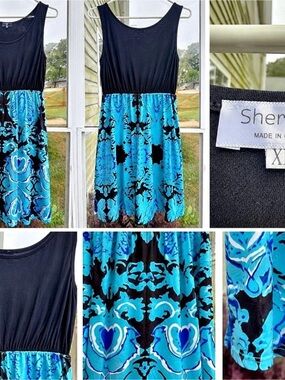 Sherosa Abstract Print Mini Dress Size XL